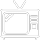 Flachbild TV mit Kabel und internationalen Kanälen